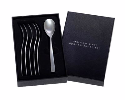 Cryspo Trio Σετ 6 τεμαχίων Κουταλάκι Stainless Steel 'Durable' Stonewash 4507602